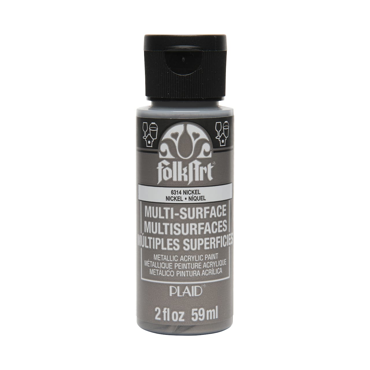 12 Pack: FolkArt® Multi-Surface Metallic Acrylic Paint